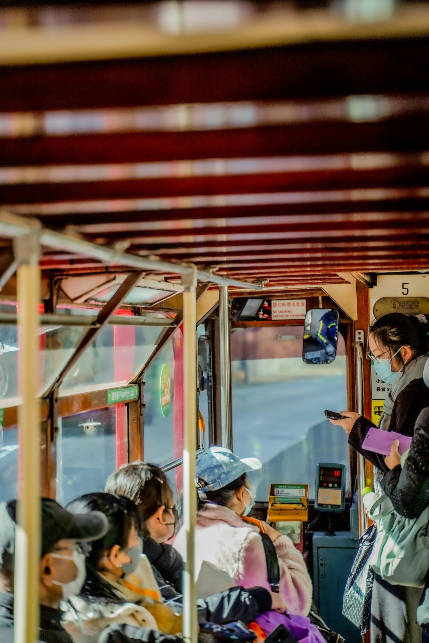 Hong Kong tram interior