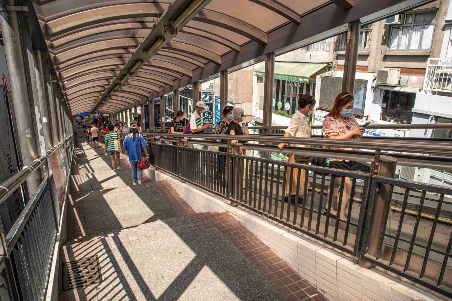 The Mid-Levels outdoor escalator is the longest in the world